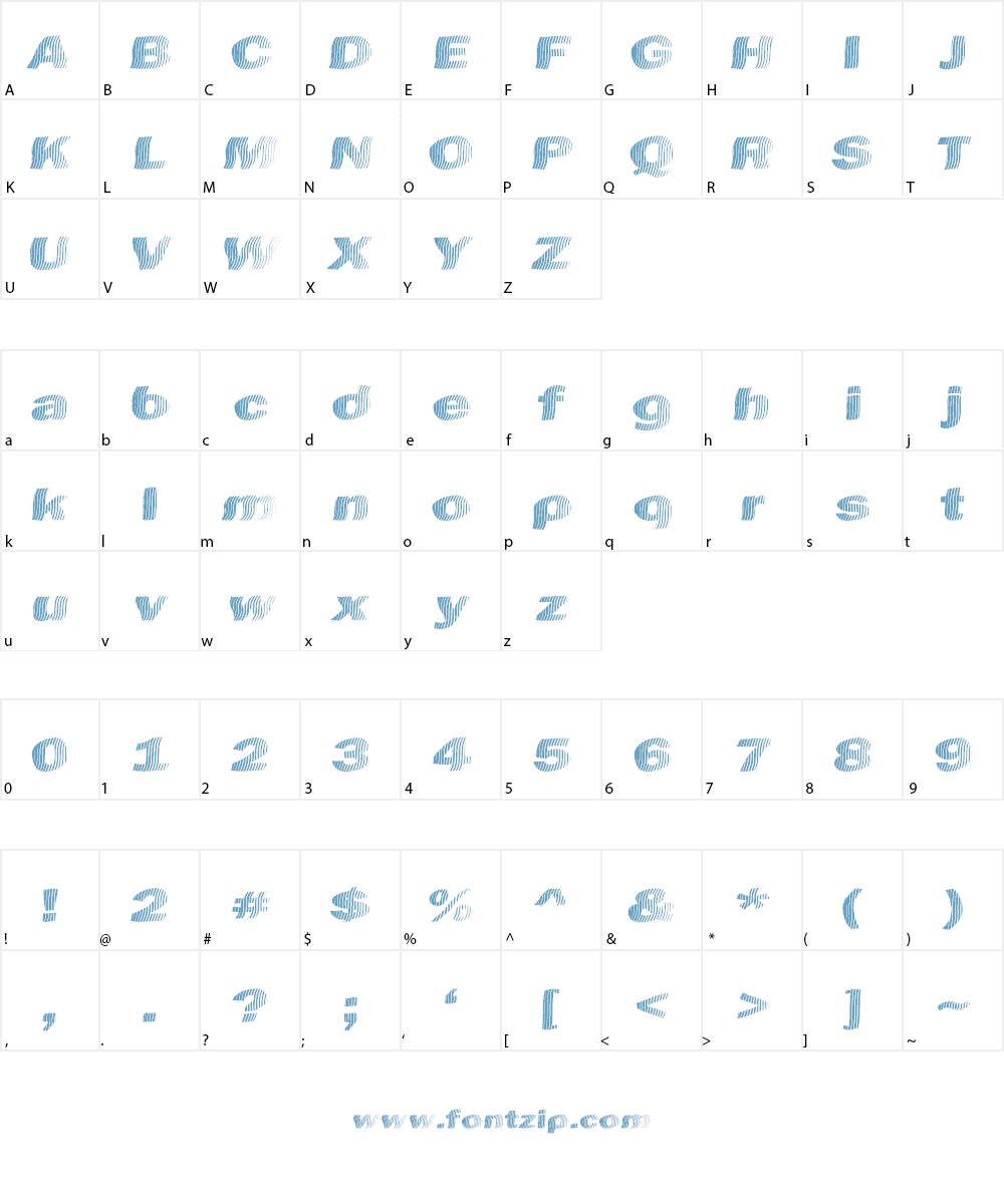 Chefs Slice Novice Font Character
